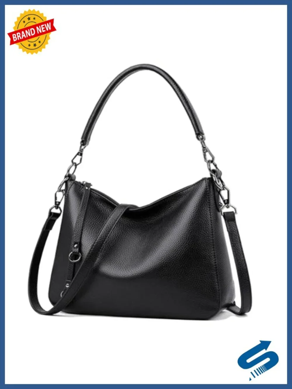 Genuine Leather Hobo Purse for Women Large Crossbody Bag Tote Shoulder Satchel